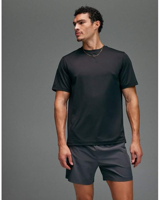 4505 Gray Icon Quick Dry Mesh Training T-shirt for men