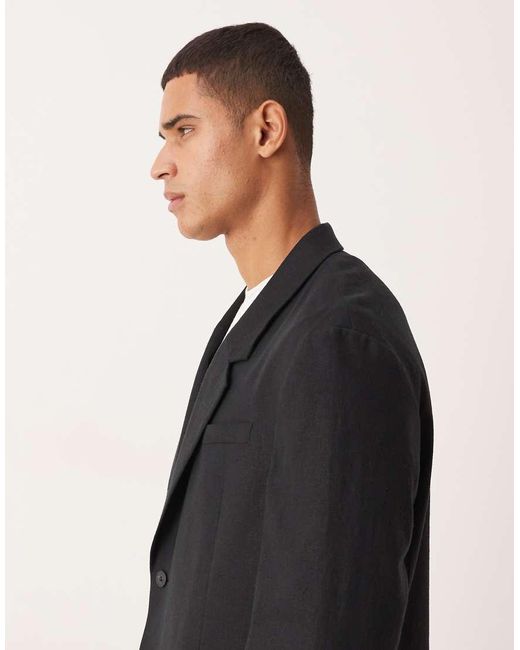 ASOS Black Oversized Suit Jacket for men