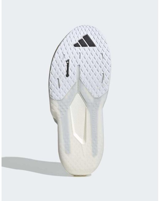 Adidas Originals White Adizero Dropset Pro Training Trainers