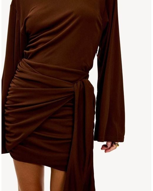Loavies Brown The Air We Breathe Mini Dress
