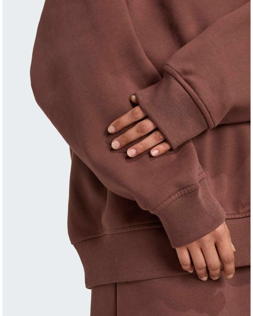 Adidas Originals Brown – essentials – oversize-sweatshirt