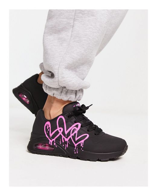 Neon black deals shoes