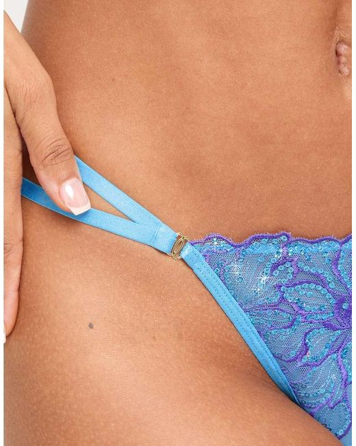 Ann Summers Blue Camille Thong