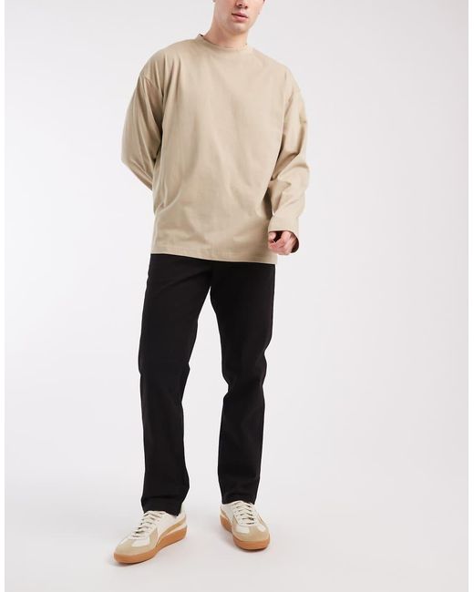 Jack & Jones Black Ollie Regular Chinos for men