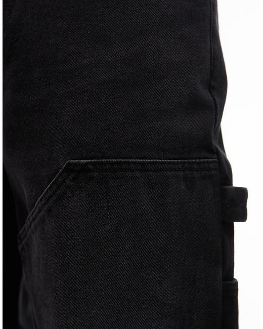 Topman – carpenter-hose aus twill in White für Herren