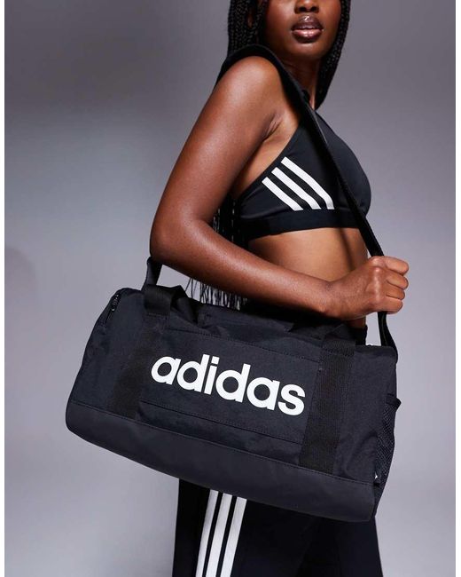 Adidas Originals Gray Adidas Training Small Duffle Bag