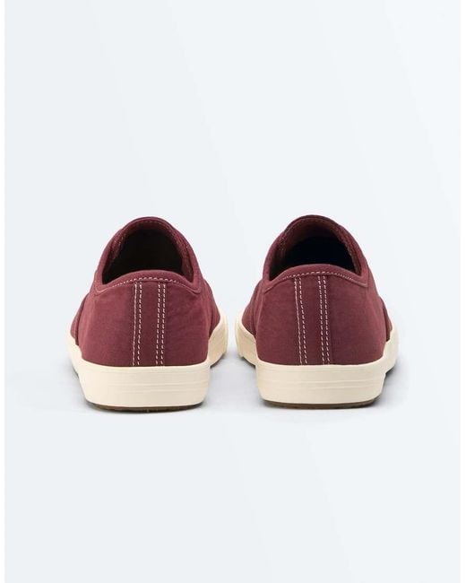 Oysho Purple Canvas Trainers
