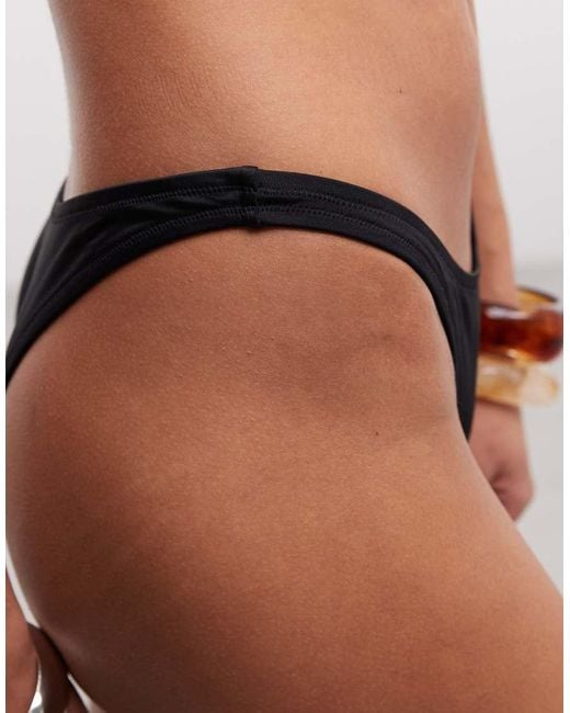 Weekday Black Brazilian Bikini Bottom Co-ord