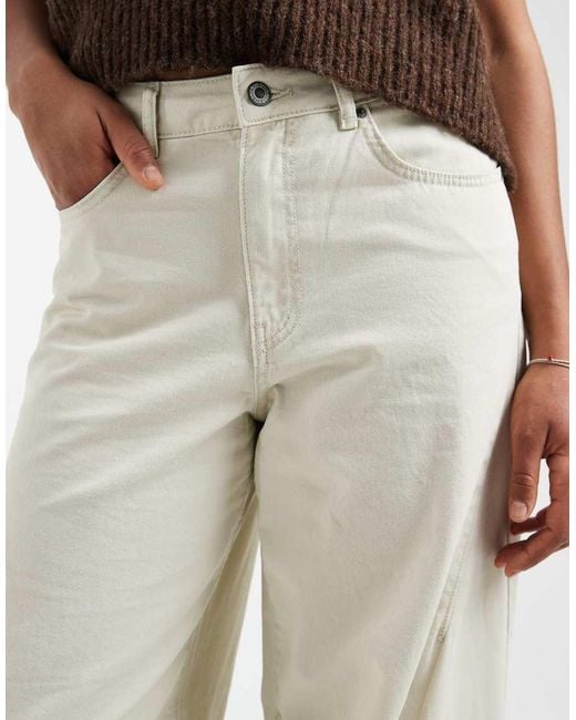ONLY Brown Barrel Trousers