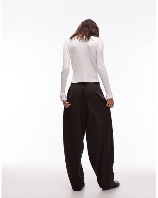 ASOS White Tailored Cocoon Pants