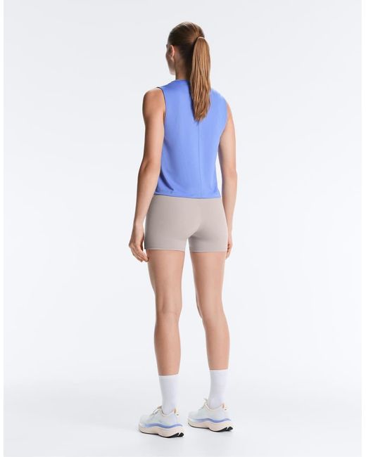 Oysho Blue Technical Sleeveless T-shirt