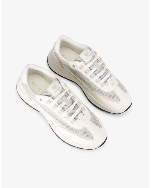 KG by Kurt Geiger White Leo Trainers for men
