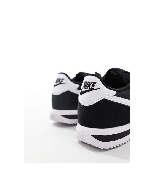 Cortez - baskets unisexes en nylon - et blanc Nike en coloris Black