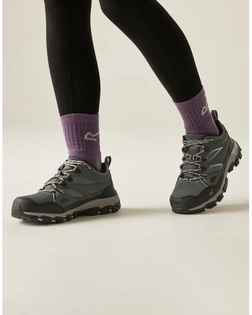 Regatta Black Holcombe Iii Waterproof Low Walking Boot