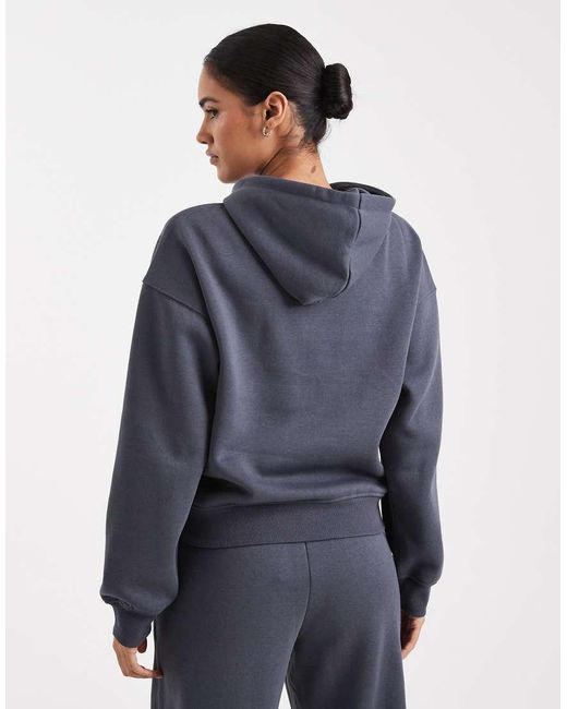 ONLY Blue Jersey Hoodie Co-Ord