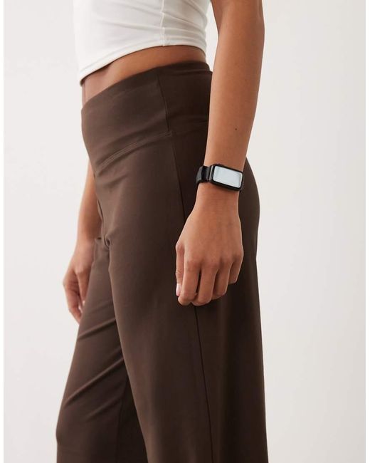 4505 Black Petite Icon Soft Touch High Waist Wide Leg Dance Pant