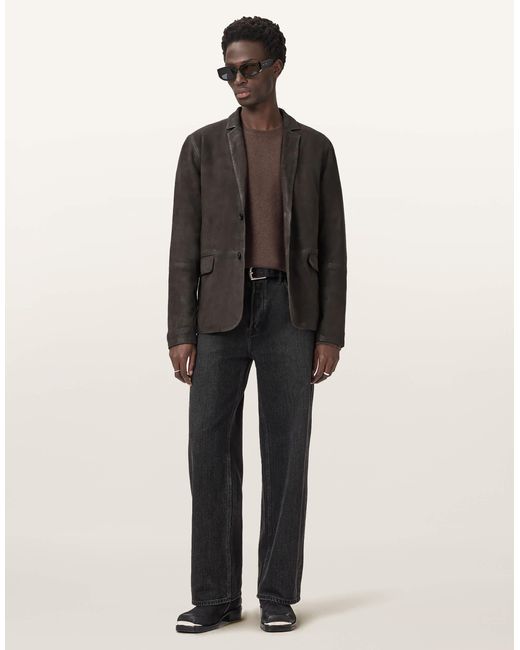 AllSaints – monet – blazer in Black für Herren