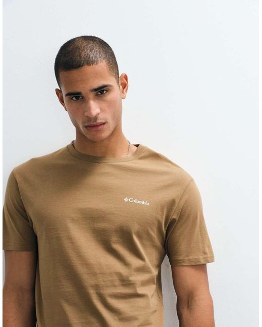 Columbia Green Barton Springs Iii Graphic T-shirt for men