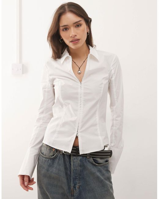 Weekday White – hemdbluse