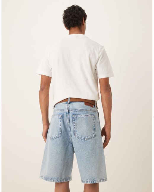 Calvin Klein – jeans-shorts im 90er-stil in Blue für Herren