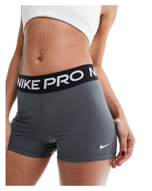 Nike - pro training dri-fit - pantaloncini da 3" ferro di Nike in Blue