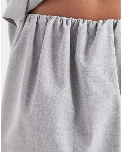ASOS White Tailored Micro Pelmet Skort