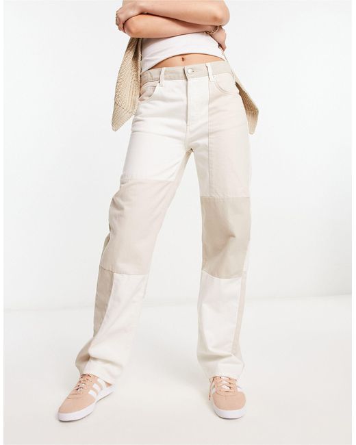 ASOS baggy Boyfriend Jean in Natural Lyst UK