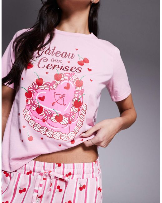 Threadbare Pink – valentines – pyjama