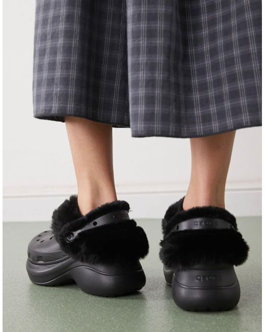 Bae - sabots à doublure intégrale CROCSTM en coloris Black