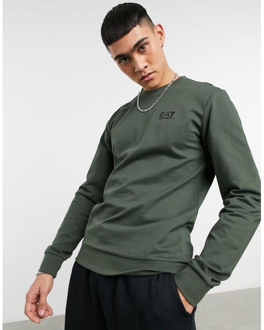 Ea7 Armani Core Id Trainingsanzug Aus Frottee In Grun Fur Herren Lyst