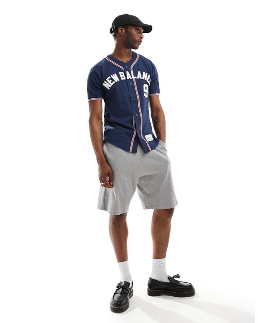 New Balance Blue – sportswear's greatest hits – trikot-oberteil im basketball-design
