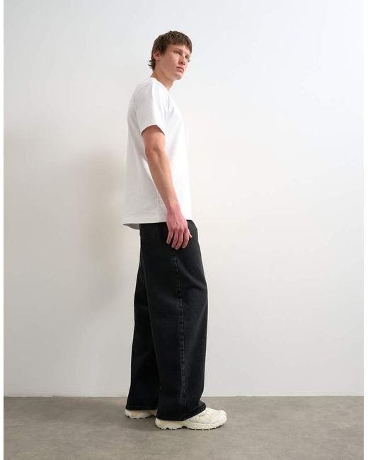 Topman Black Rigid Baggy Jean for men