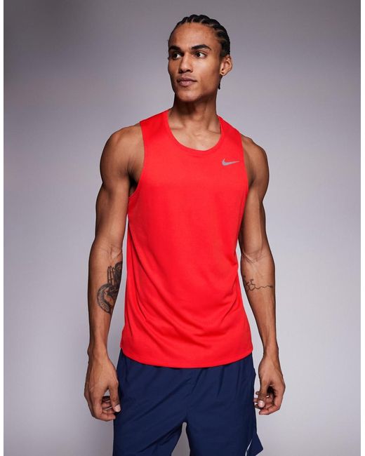 Nike Red Miler Dri-Fit Vest for men