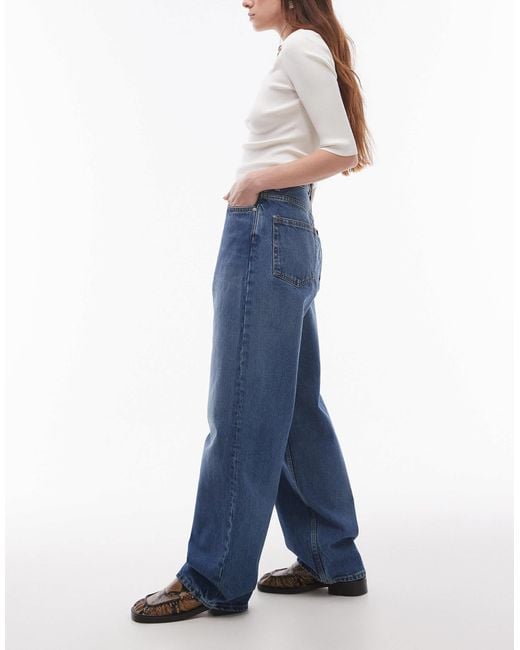 ARKET Blue Amber Barrel Leg Jeans
