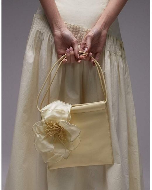 & Other Stories Brown Flower Pouch Bag