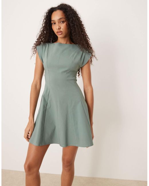 ASOS Blue – skater-minikleid