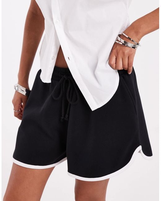 ASOS White Runner Shorts