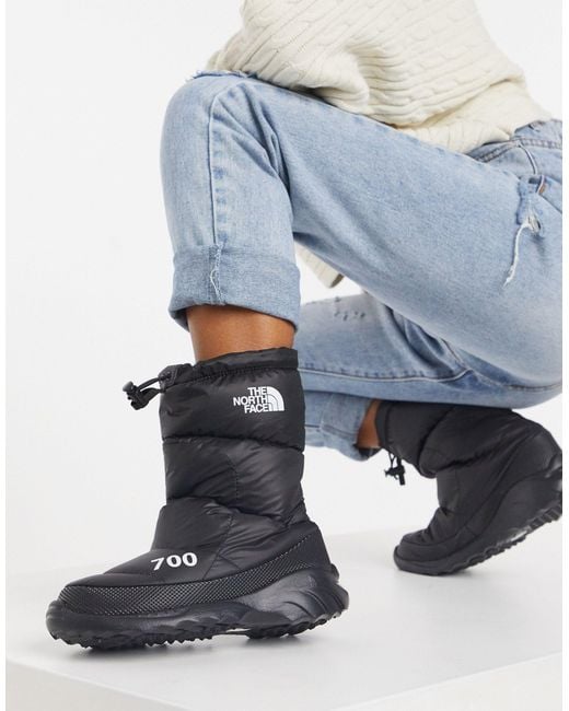 The North Face 700 Nuptse Boot in Black | Lyst Canada
