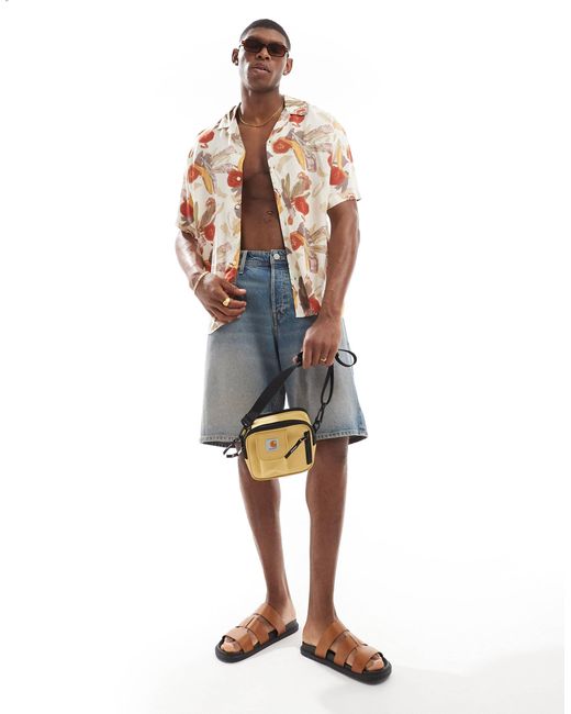 Jack & Jones – hemd mit reverskragen und obstmuster in Multicolor für Herren
