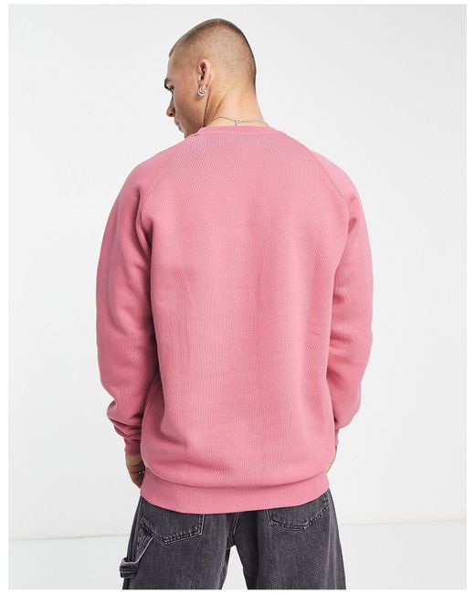 Pink Trefoil Essentials Long Sleeve Pullover Adidas Originals