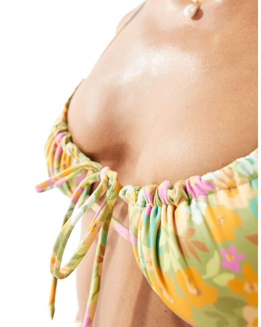 Billabong Brown On The Bright Side Kayden Bikini Top