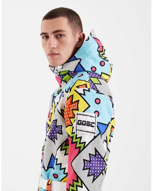 OOSC White Day Tripper Ski Suit for men