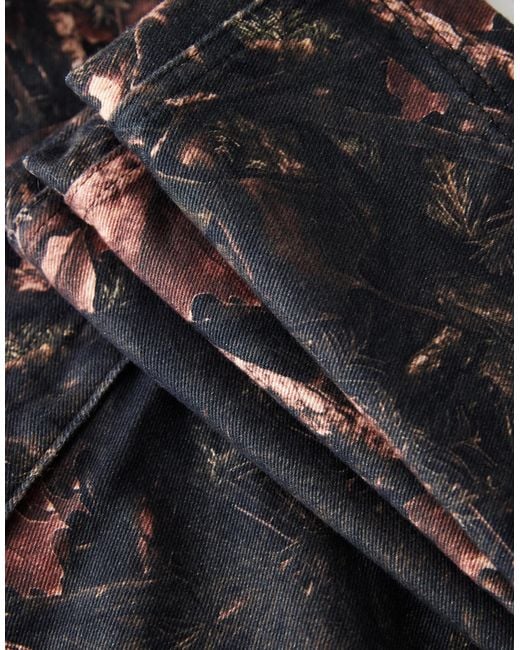 Collusion Gray X002 Baggy Jeans for men