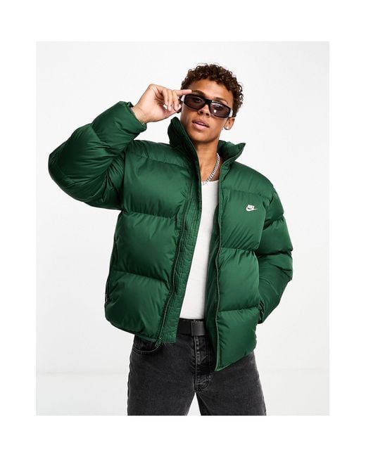 Nike Green Club Puffer Jacket for men