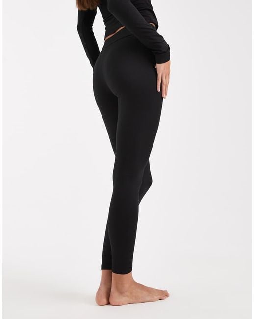Miss Selfridge Black Sculpted Leggings
