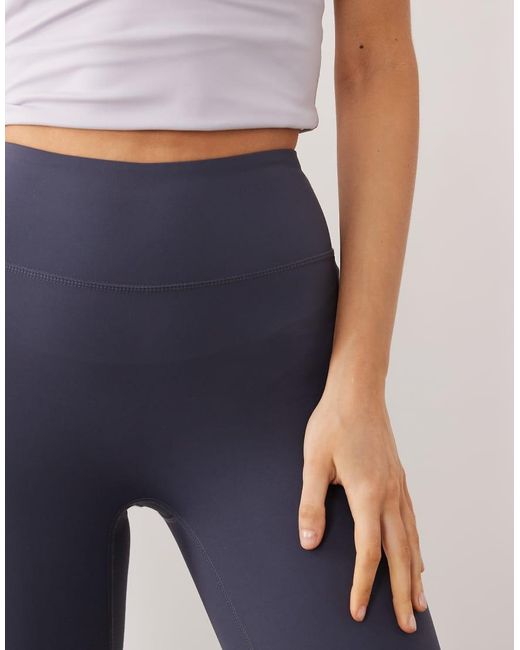 Gina Tricot Blue V-back High Waist Yoga leggings