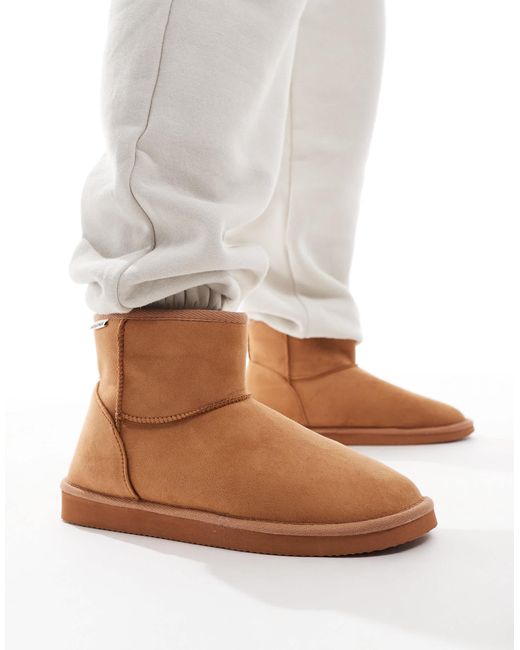 Jack & Jones Brown Faux Suede Boot for men