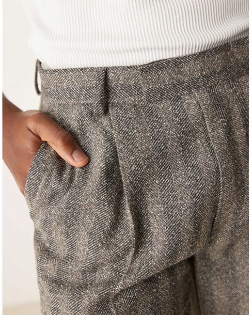 ASOS – anzughose in Natural für Herren