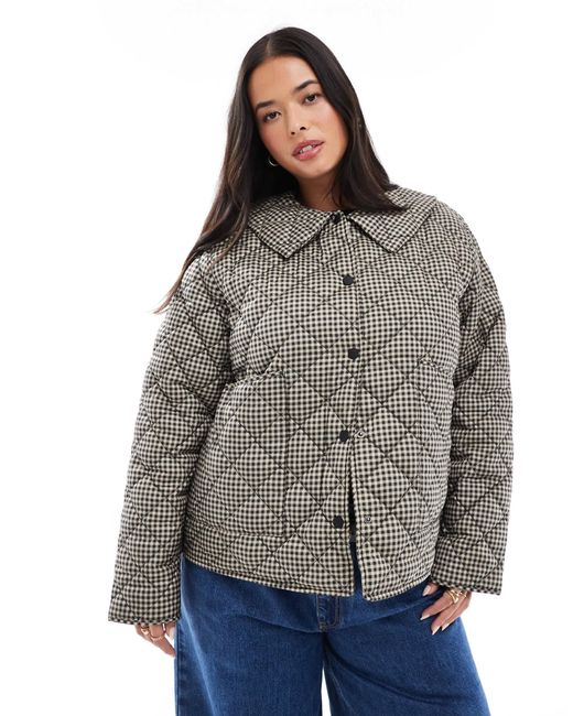 ONLY Gray Quilted Jacket