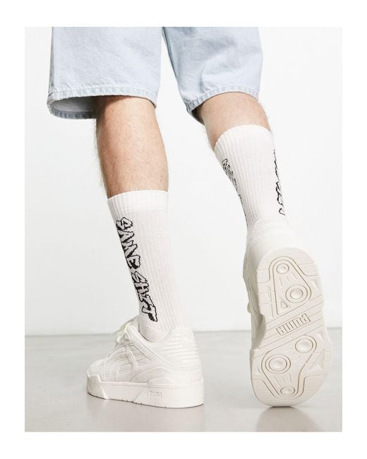 Slipstream blank canvas - sneakers sporco di PUMA in White da Uomo